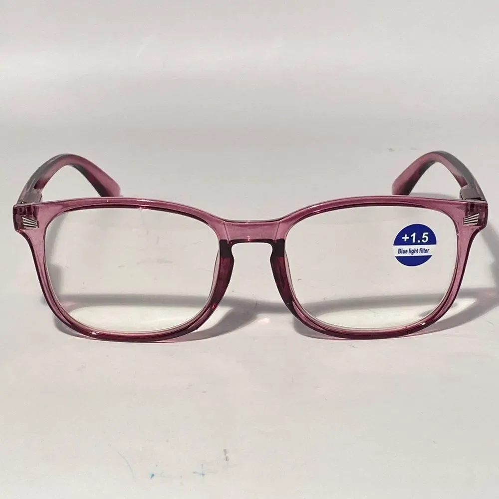 1504 Colette 1.5 Tortoise Raspberry Glasses Soft Butterfly Readers NWT